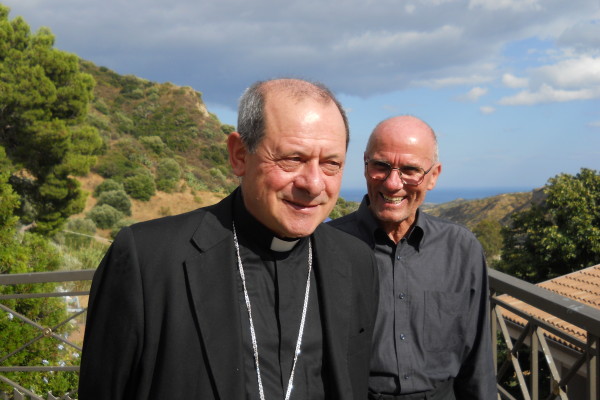 Bella foto Vescovo Oliva e Fratel Cosimo